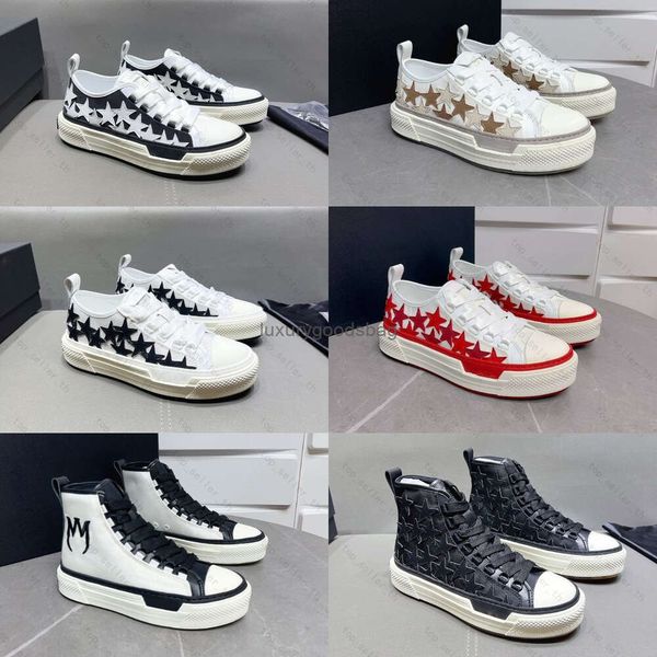 2024SS Designer Sapatos Canvas Sneaker Star Sneakers Court Trainer Homens Sapato Mulheres Treinadores Plataforma Borracha Luxo High-Top Estrelas Tecido Mocassins Mulher Loafer