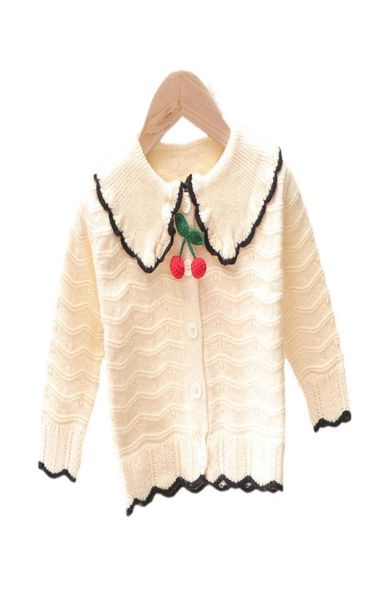 Cardigan per bambina Cappotti per bambini Capispalla per neonati Cotone all'uncinetto Modelli di maglieria Maglioni per bambini Autunno Inverno Abbigliamento Giacca maglione 2163470