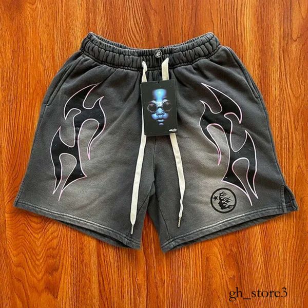 Hellstar Shorts 2024 Mais novo Hellstar Tee Studios Shorts Homens Mulheres Designer Moda Curta Praia Calças de Presente de Férias Mens Jogger Sweatpant Calças Hell Star 213