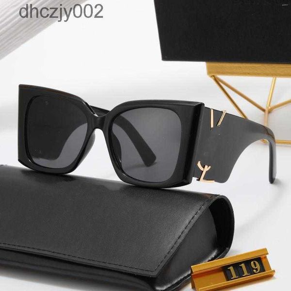 Óculos de sol Sl Blaze Estilo Oversized Borboleta para Mulheres Marca Designer Sun Óculos UV400 Feminino Sexy Shades 119 I3VT