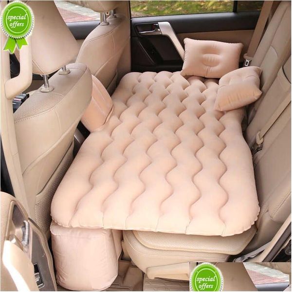 Outros acessórios interiores Novo carro ar inflável colchão cama sono descanso suv viagem proteção infantil design mti funcional para outdoo dhzqn