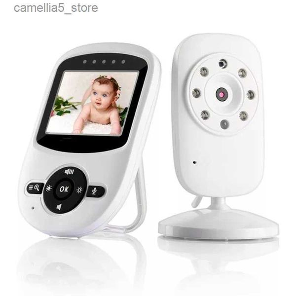 Baby Monitor Camera Video wireless da 2,4 pollici baby monitor ad alta risoluzione telecamera di sicurezza per visione notturna telefono per il monitoraggio della temperatura Q240308