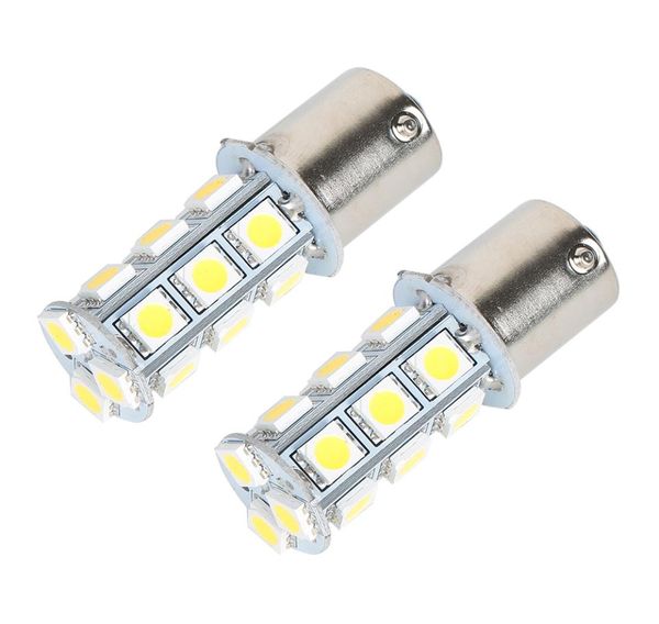 Светодиодная автомобильная лампа 1156 BA15S 18SMD 5050 12 В PureCoolWarm белая светодиодная лампа Угловая резервная задняя габаритная лампа Универсальная светодиодная лампа1771735