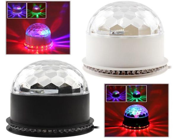 15W 2in1 VoiceActivated RGB Crystal Magic Ball 48 LEDs Bühnenbeleuchtung Effekt Licht Lampe LED Licht Auto Für Disco Party6187801