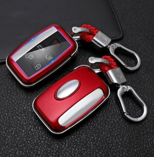 Remote Keyfob Ring Shell Case Tasche Schutz Abdeckung Fit Für Range Rover Sport Evoque Velar Jaguar XE XF XJ FPACE FTYPE Auto Schlüssel Acc9193670