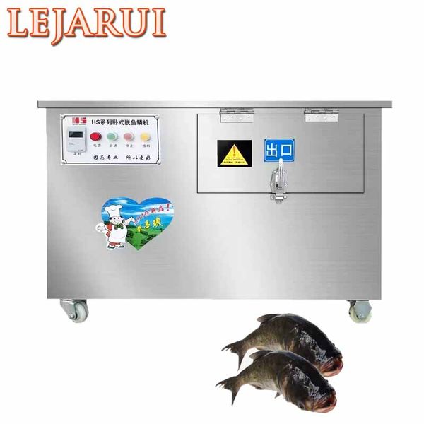 Büyük Kapasiteli Küçük Balık Temizleyici / Küçük Balık Ölçeği Sökücü Elektrik / Otomatik Balık Ölçeklendirme Makinesi