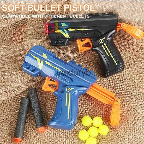 Areia jogar água diversão arma brinquedos bala macia arma de brinquedo para concorrentes zeus apollo bola ldren pistola eva espuma dardo blaster presente h240308