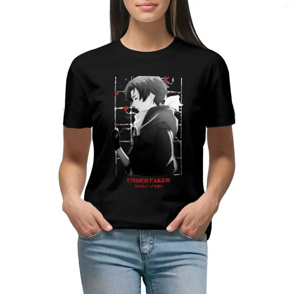 Kadın Polos Seksen Six '' Undertaker '' V2 Anime T-Shirt Plus Boyut Kıyafet Kore Moda Pamuk