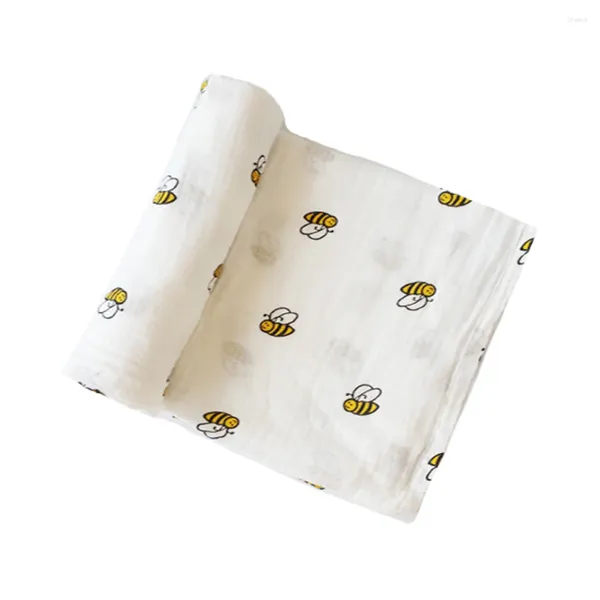 Decken Baby Jungen Kleidung Musselin Swaddle Decke Baumwolle geboren