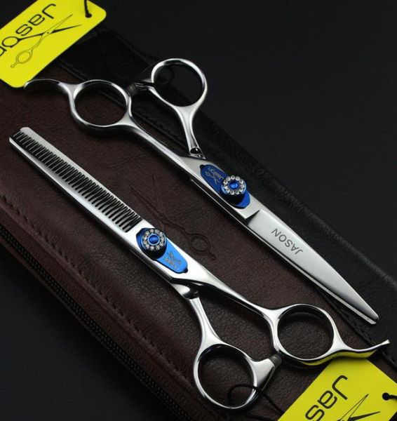 315 60039039 175 cm di marca Jason Top Grading Scissors 440c Barbiere professionali che tagliano forbici diradamento di Shears1993817