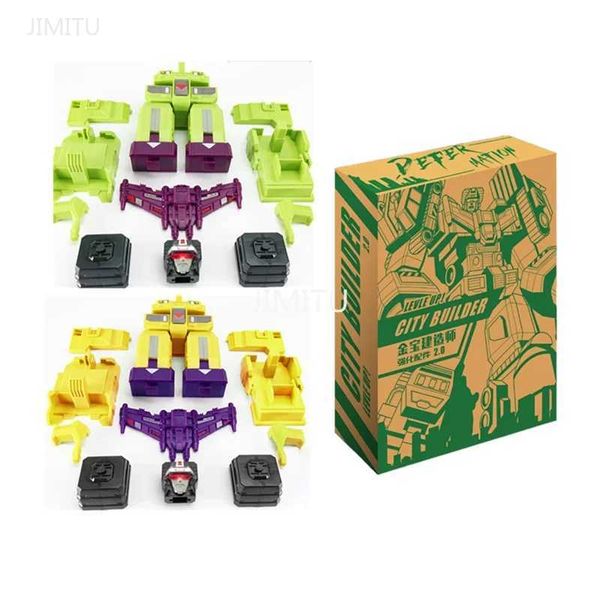 Anime Manga Jinbao Transformação Destruidor Kit de Atualização Acessórios 2.0 Imagem de Ação Robô Brinquedos J240308