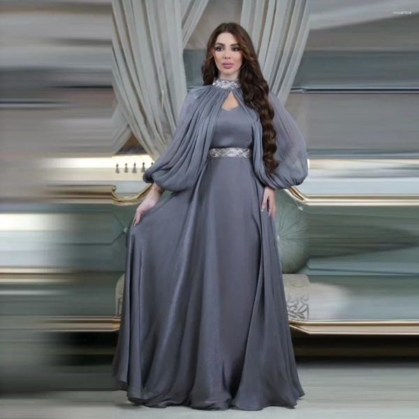 Roupas étnicas Conjunto Muçulmano Kaftan Dubai Turquia 2 Peça Mulheres Elegante Cetim Abaya Luxo Diamante Islam Africano Vestido Casual para