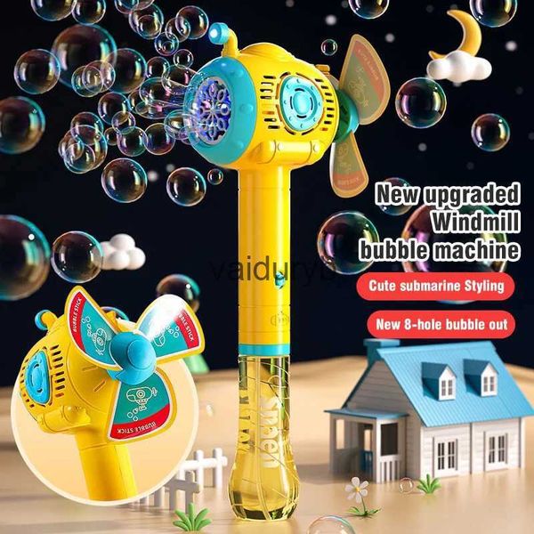 Giochi con la sabbia Divertimento in acqua Giocattoli da bagnetto per bambini Pistola elettrica a bolle Giocattolo per bambini Mane Sottomarino Soffiatore automatico per sapone Estate Gioco per feste all'aperto Regalo LDRN H240308