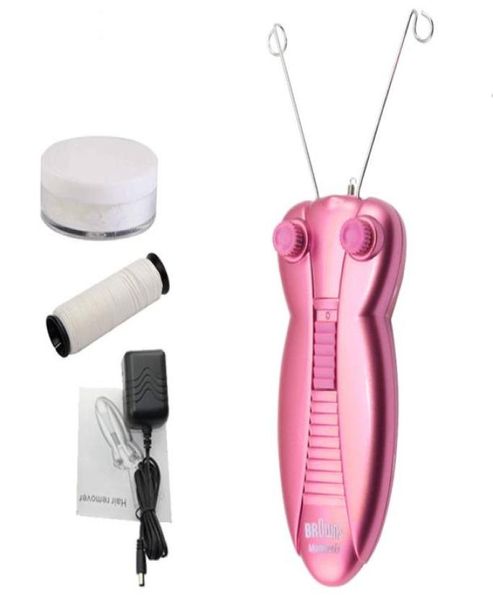 Yüz Tıraş Tavun Saç Çıkma Makine Vücut Yüz Pamuk İpliği Defeather Epilator Taşınabilir Kelebek Düzeltici Jilet Leydi Güzellik Araçları