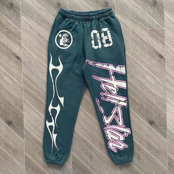 Designer sciolto da uomo Fun stampa stampato vintage doppio cotone designer casual uomini donne graphic Hellstars pantaloni Hellstar Fashion Hell Star Joggers di alta qualità