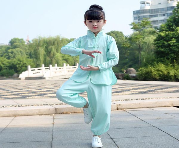 Çocuklar Yetişkin Kız Wushu Kostüm Kimono Judo Giyim Çin Kung Fu Suit Tai Chi Giyim Dövüş Sanatı Fırifasyonu9580621