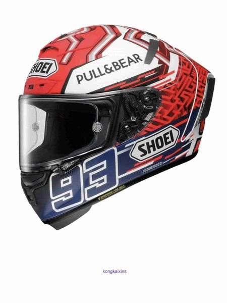 Capacete de aeronave SHOEI X14 Red Ant White Kato US Station Lucky Cat de alta qualidade