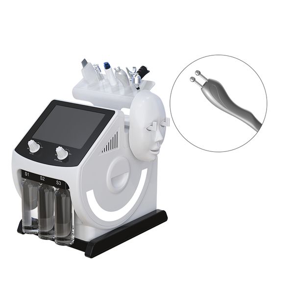 7 in 1 Mikrodermabrasion Vakuum Spa Maschine Sauerstoff Wasser Peeling LED Maske kleine Blase Kostenloses individuelles Logo