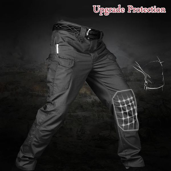 Pantaloni tattici militari da città Uomo Pantaloni militari da combattimento SWAT Molte tasche Pantaloni cargo casual resistenti all'usura impermeabili Abbigliamento uomo 240226