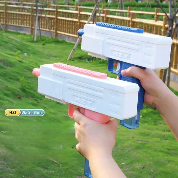 Pistola giocattoli UZI elettrico ad alta pressione spruzzo d'acqua automatico pistola ad acqua giochi all'aperto pistola per piscina per bambini giocattolo estivo regaliL2403