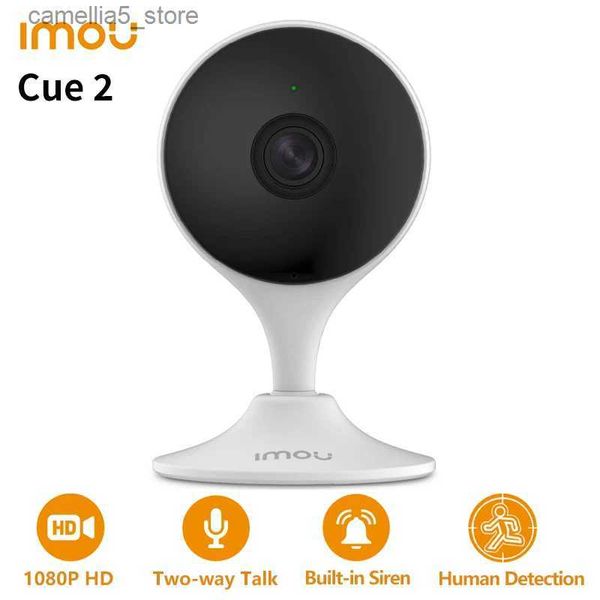 Câmera de monitor de bebê Imou Cue 2 Câmera interna Wifi 1080P casa inteligente monitor de bebê comunicação bidirecional detecção humana alarme embutido som anormal Q240308