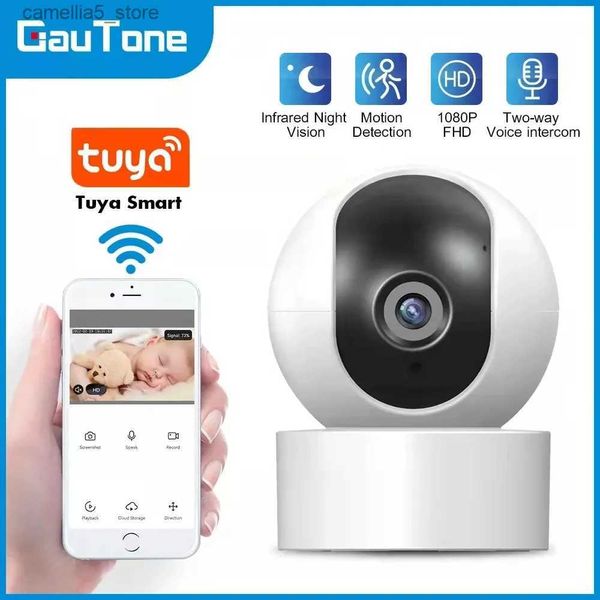 Радионяня Камера GauTone камера наблюдения активность сигнализация ночного видения радионяня 1080P Wi-Fi IP для Tuya smart life PG107 PG103 Q240308