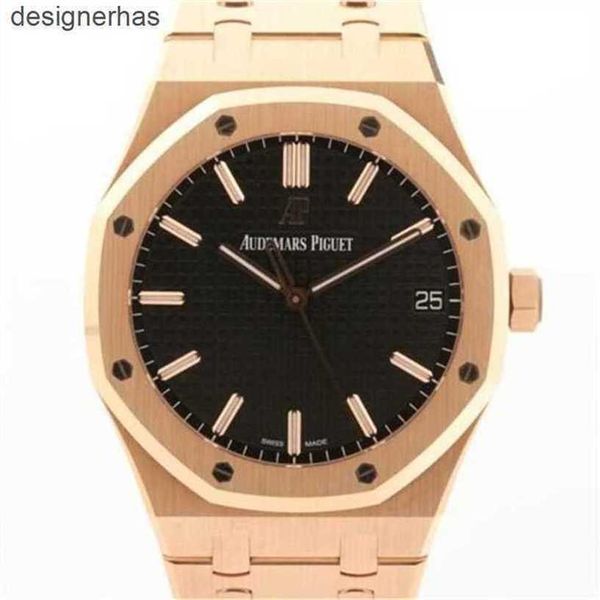 Audem Pigu Orologi a carica automatica Movimento Tourbillon Volante Orologi da polso Royal Oak 15500OR OO.1220OR.01 PG AT quadrante nero Links1 indipendente WN-MLTJ