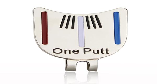 Golfball-Markierungshut-Clip mit Magnet-Positionsmarkierung, One-Putt-Putting-Ausrichtung, Zielkappen-Clips8360285