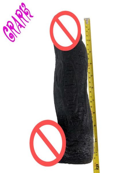 Super grande ventosa de silicone vibrador pênis realista enormes vibradores para mulheres produtos sexuais para masturbação feminina5758097