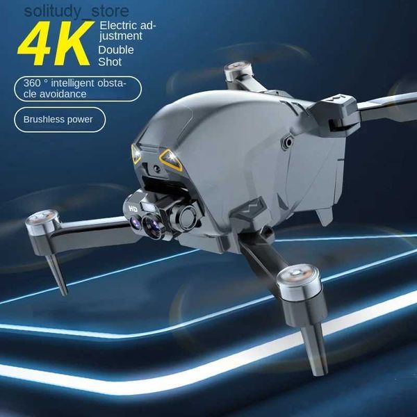 Drones S177 Veicolo autonomo senza spazzole pieghevole 4K 8K Fotografia RC Drone con fotocamera Posizionamento del flusso ottico Giocattolo per bambini Q240308