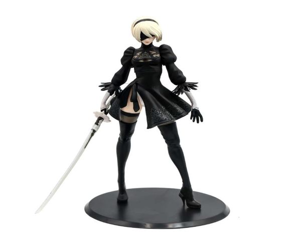 28 CM Gioco Anime NieR Automata 2b YoRHa No2 Tipo B Action Figure PVC Collection Modello Giocattoli Brinquedos Q06218338290