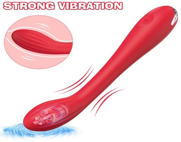 Massage Gspot Vaginal Stimulator Starke Hochfrequenz Dildo Vibrator Nippel Klitoris Massage Weibliche Masturbator Pussy Sex Spielzeug for6659642