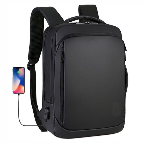 HBP 15, 6-дюймовый рюкзак для ноутбука, мужской деловой ноутбук Mochila, водонепроницаемый рюкзак, сумка для зарядки через USB, дорожный рюкзак 2023, мужской Backpa315m