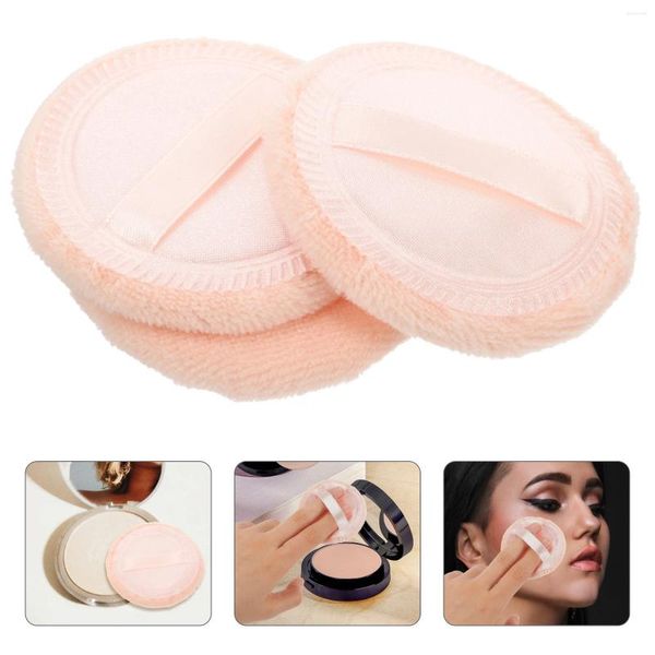 Esponjas de maquiagem 10 PCS Mel Pó Puff Pad Cosméticos Ferramenta Ferramenta Solta Confortável Puro Algodão Facial Miss