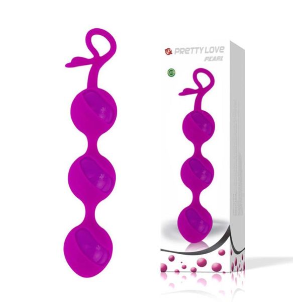 Prodotti del sesso Prettylove per le donne Palline Ben Wa Sillicone Esercizio vaginale Palla centrifuga Palline Kegel Manubri vaginali Giocattoli del sesso 177895692