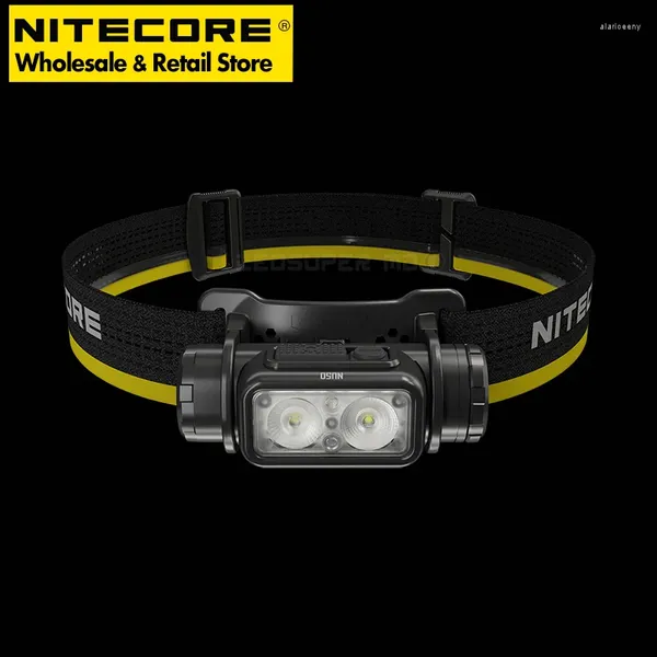 Stirnlampen Fahrradlicht NITECORE NU50 1400 Lumen leichte wiederaufladbare USB-C-Camping-Stirnlampe Eingebauter 4000-mAh-Li-Ionen-Akku