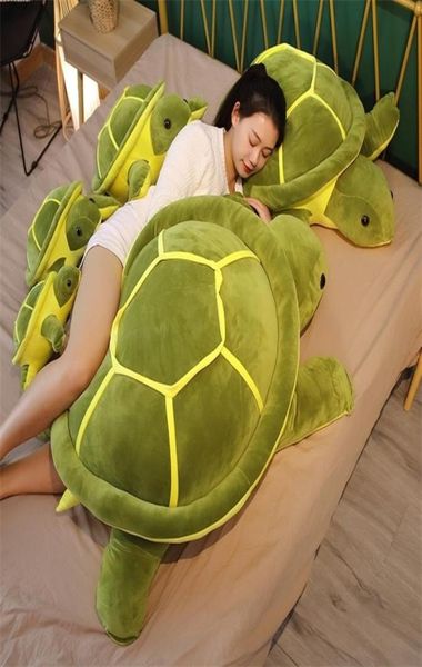 354555 см Прекрасная плюшевая игрушка черепаха Kawaii куклы-животные мягкая подушка в виде морской черепахи подарки на день рождения для девочек 2204095537990