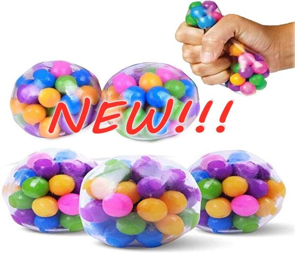 Cor Sensory Toy Office Stress Ball Pressão Bola Stress Reliever Toy2mldecompression Fidget Toy Stress Relief Gift DHL BS204896028