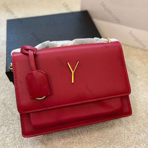 Kosmetiktaschen Hüllen Luxurys Designer Taschen Sunset Bag Handtasche Geldbörsen Frau Mode Clutch Geldbörse Kette Lady Umhängetasche Umhängetasche Abendtaschen