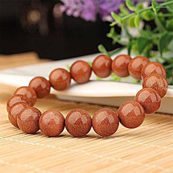 Strand frisado pulseira natural azul arenito goldstone corda trançada pulseiras masculino artesanal buda tibetano pulseiras para mulheres jóias