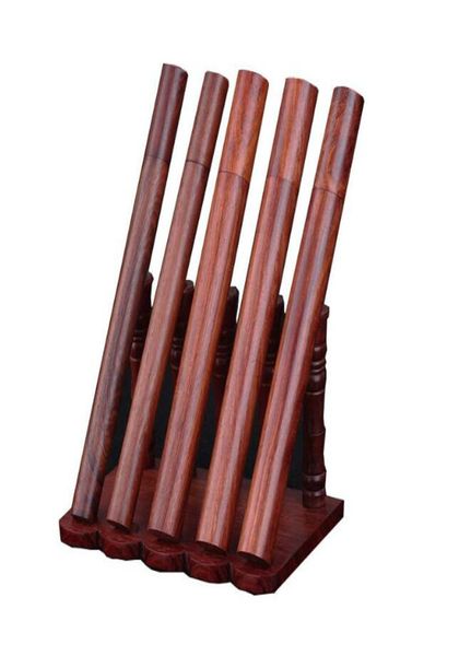 Tubo di legno per conservare l'incenso in bastoncini Barile di legno di palissandro Vietnam 5g10g20g Supporto per tubo bastoncini di incenso QW96869658625