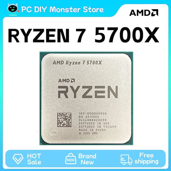 Ryzen 7 5700X R7 5700X 34 GHz 8 Core 16 Thread CPU-Prozessor 7NM L332M Sockel AM4 Gaming-Prozessor 240219