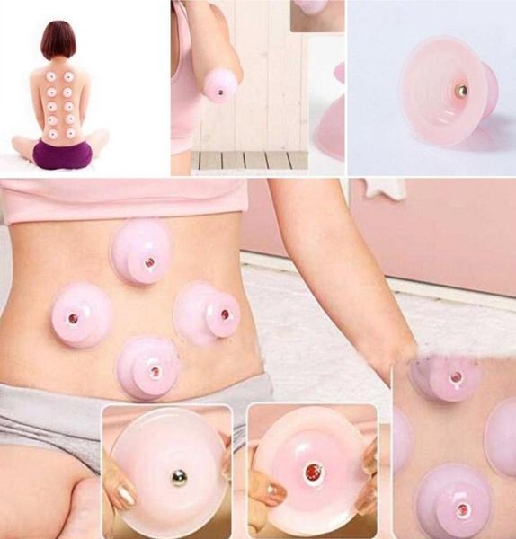 Terapia chinesa sucção a vácuo massagem médica copo de cuidados corporais rosa tradicional jarra para cuidados de saúde ferramentas 9608908