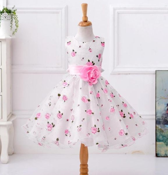 Vestido tutu de verão para meninas, vestidos infantis, roupas para eventos de casamento, vestido de menina flor, trajes de festa de aniversário, roupas infantis 8t6548618