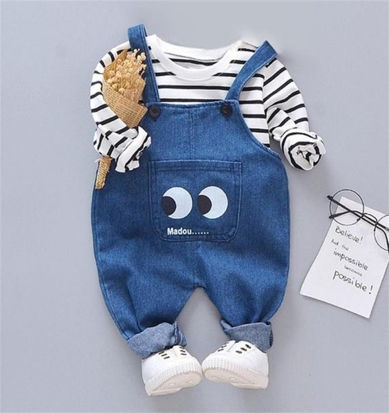 Abbigliamento infantile Autunno Neonato Vestiti per bambina TshirtPantaloni Completo completo per neonati Set di vestiti 3 6 12 18 mesi LJ2012235630089