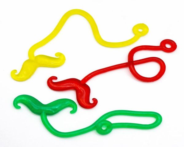 Sticky Toys Schnurrbart-Squeeze-Schlüsselanhänger, Zubehör, Streich, Witz, Dekompression, Spaß, Angst, Aufmerksamkeit, TPR, dehnbar8516388