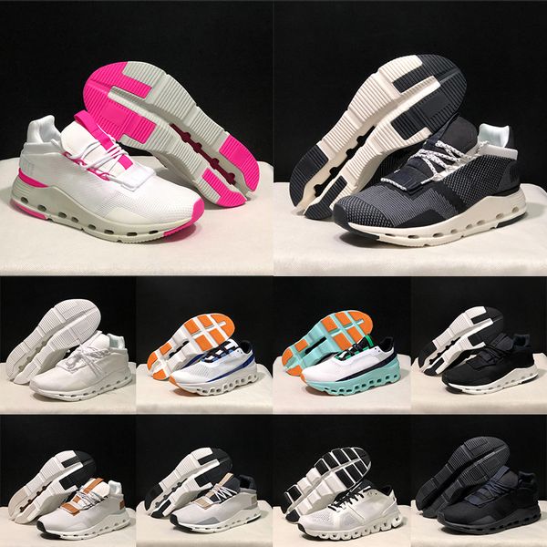 Scarpe da corsa da donna Cloud Perla Rosa Bianco Nero Nuvole da jogging Scarpe da ginnastica da uomo Alta qualità Rosa Sabbia Marrone Verde Gelo Blu cobalto OG Moda Scarpe da ginnastica sportive atletiche