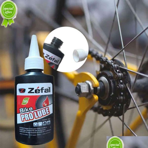 Altri accessori interni Nuovo lubrificante speciale per biciclette da 125 ml per bici da strada Lubrificante a secco Olio per catene per volano forcella Accessori ciclismo Drop Dh1Ni