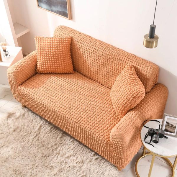 Coprisedie Copridivano Seersucker Di Alta Qualità Elastico Regolabile Per Chaise Longue Divani Decorativi Moderni Per Soggiorno