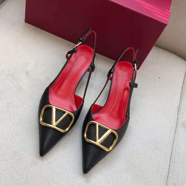 2024 Designer Red Heels Scarpe da donna con tacco alto Suola sottile nera nuda opaca